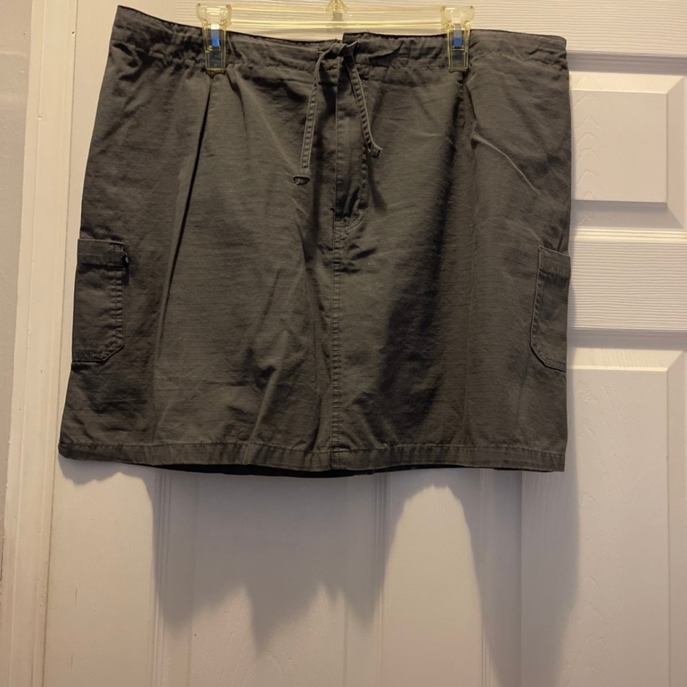 Gray Buttoned Skirt from Route 66